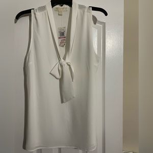 Michael Kors womens white top. NWT. Size 10